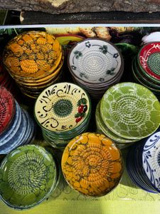 handmade ceramic plates