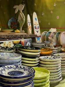 handmade ceramic plates