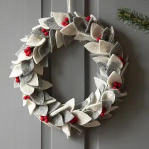 ein runder Weihnachtsschmuck