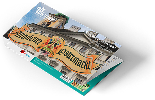 Folder des Altwiener Ostermarktes 2025 als PDF zum Download