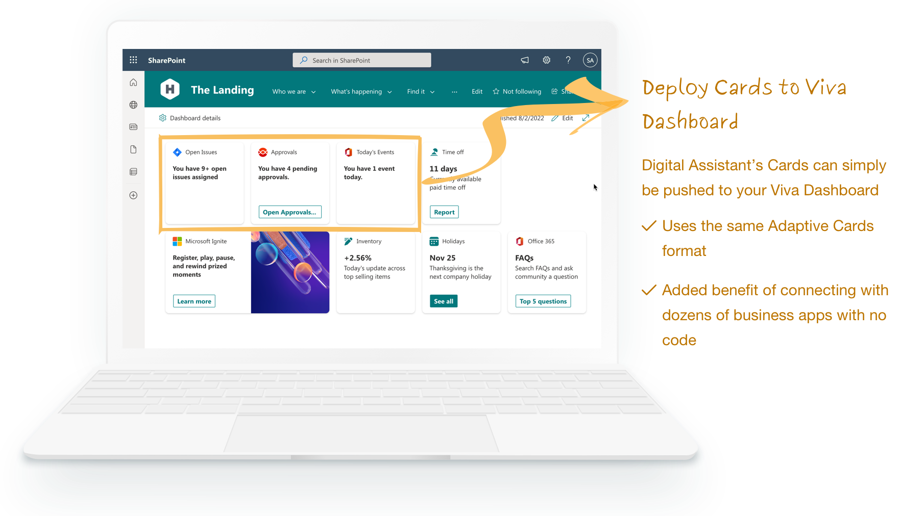 Viva Connections integration from adenin