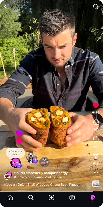 Instagram post about Free Electricity