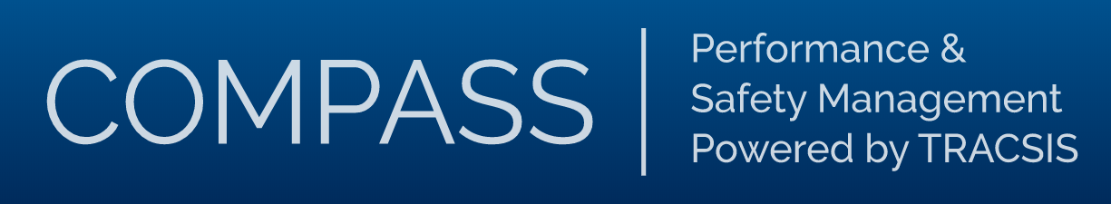 Compass | Perfomance & Safety Management Powered by TRACSIS logo