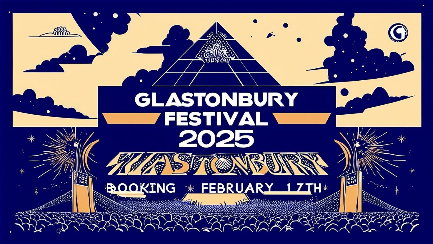 Glastonbury festival 2025 - Booking opens 17th Of February 1
