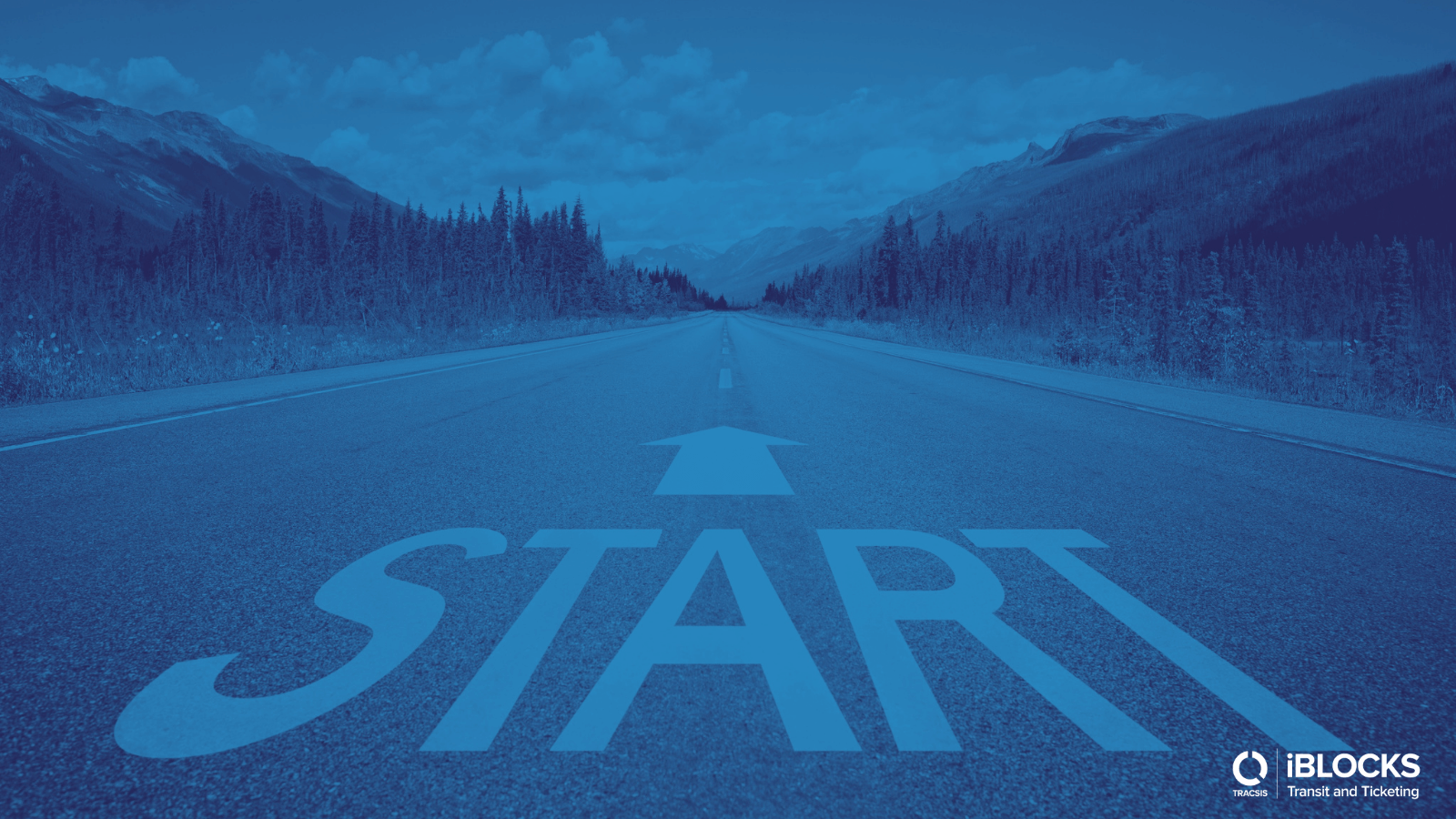 A road with the word "start" on it.