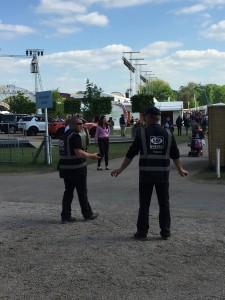 Two marshals working