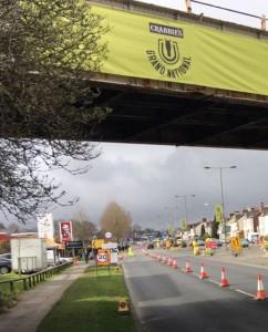 Traffic management at Aintree Racecourse