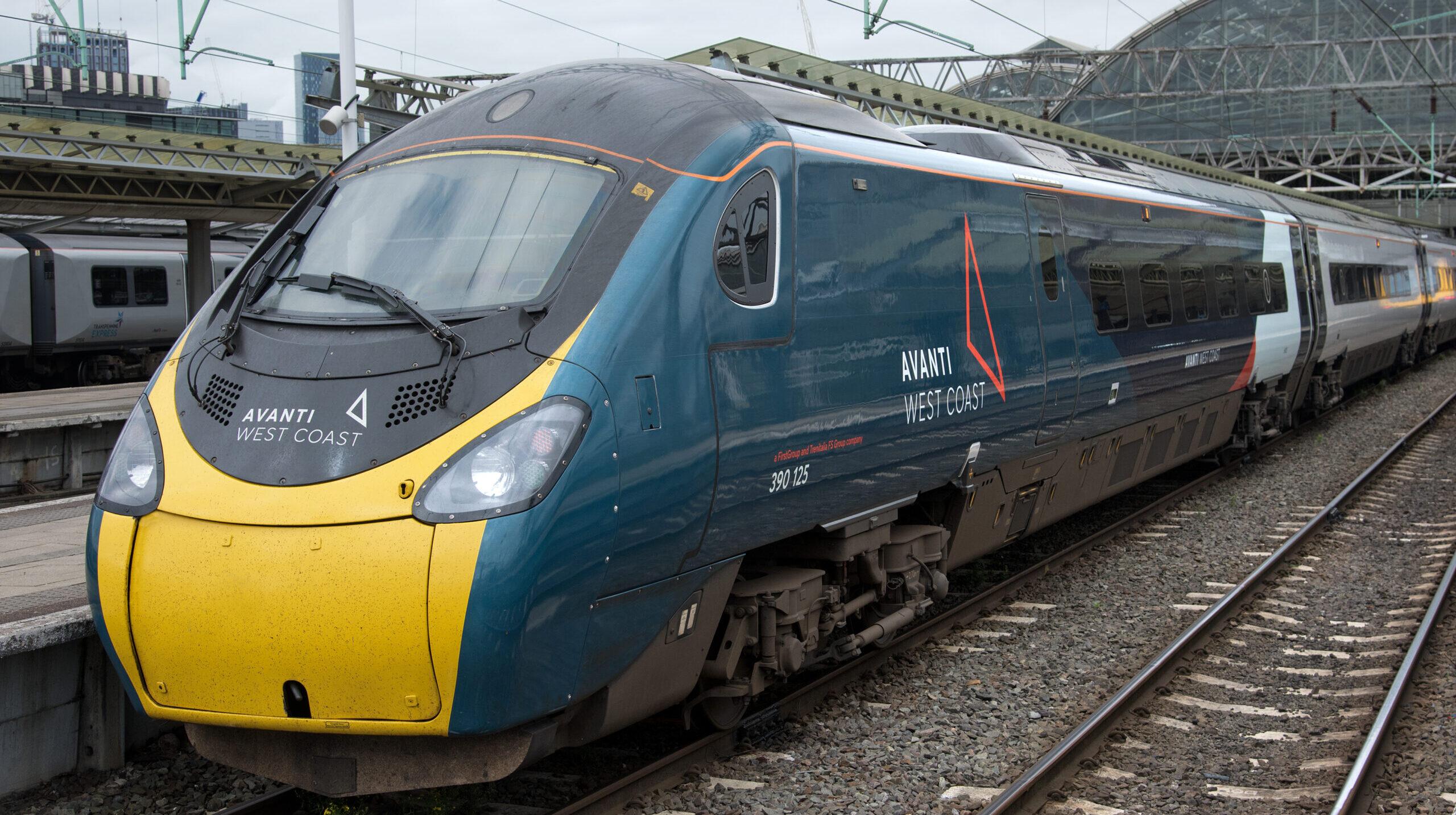 Avanti train at station