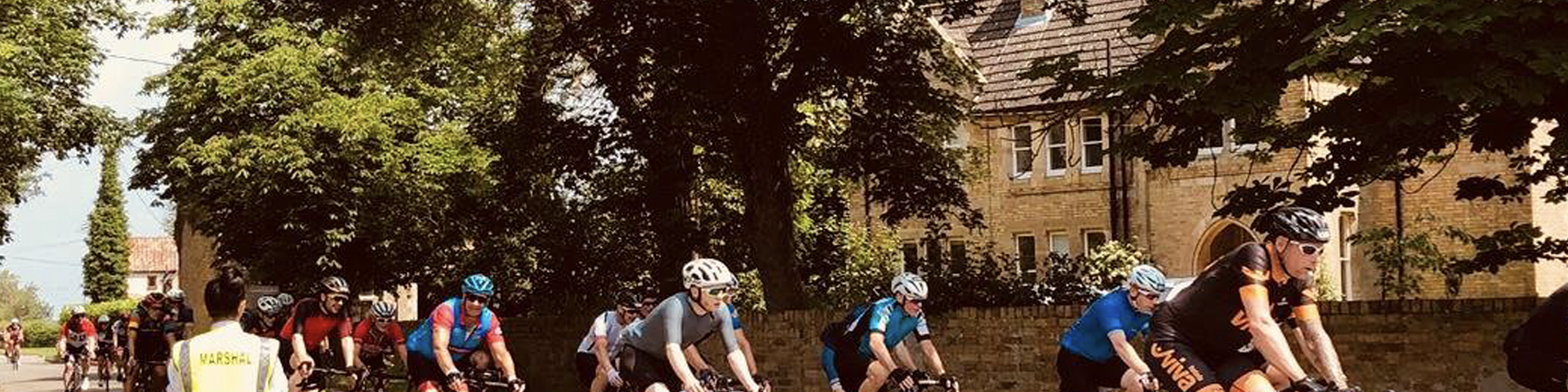 Cyclists at the UCI Tour of Cambridge