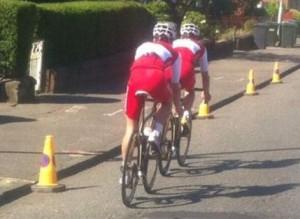 The Brownlee brothers compete in The Tour De France