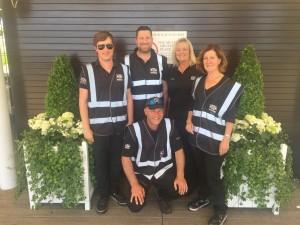 SEP Valet team pose for a photo