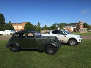 A vintage car
