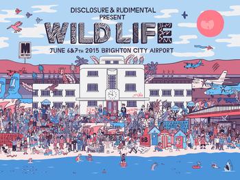 Flyer for Wild Life Festival, Brighton