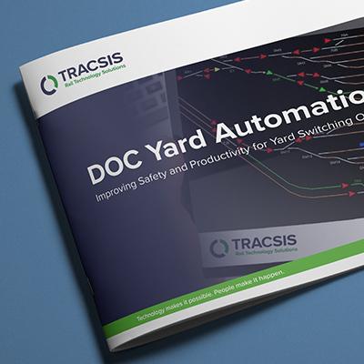 Tracsis DOC Yard Automation brochure cover