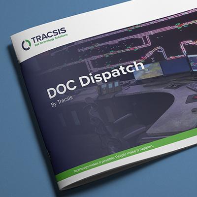 Tracsis DOC Dispatch brochure cover