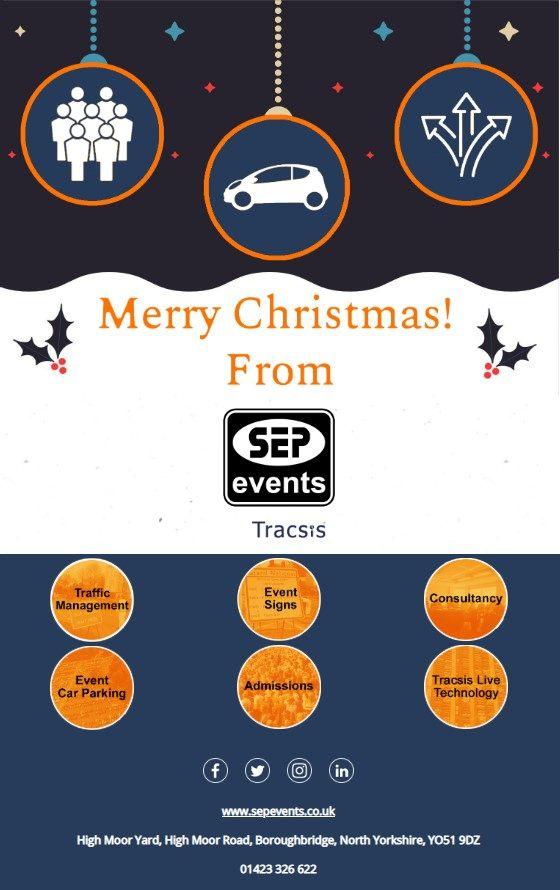 SEP Events Christmas Card 2019