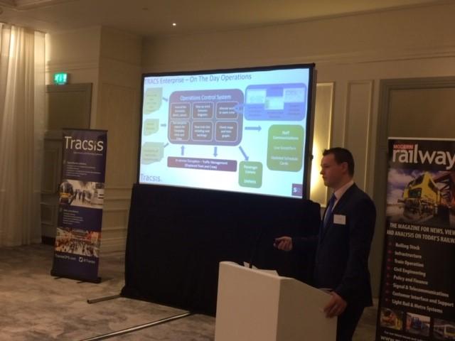 Andrew Toplis explaining TRACS Enterprise On-The-Day Operations functionality