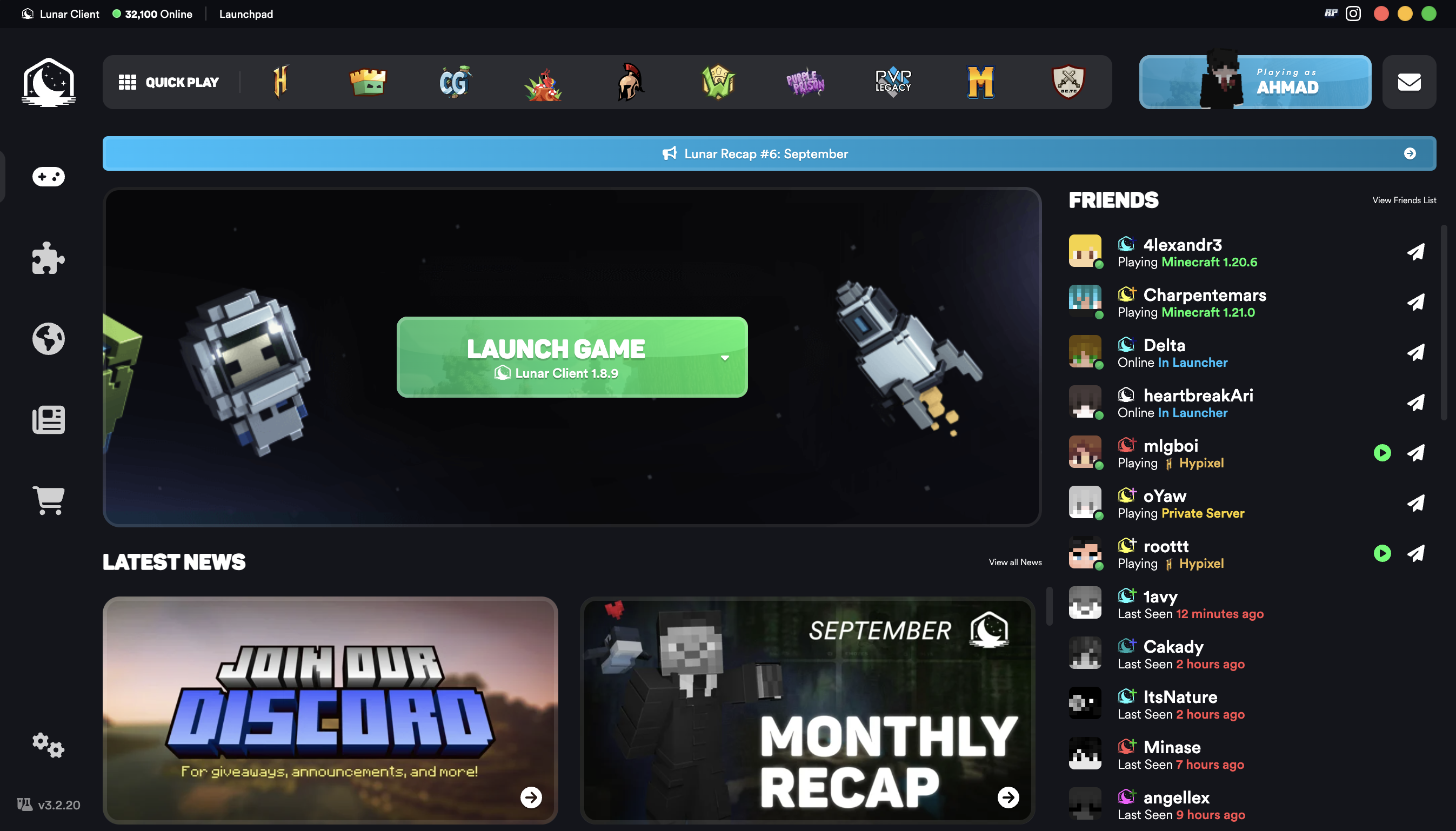 How to Use Modrinth Modpacks on Lunar Client | Lunar Client