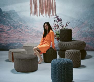 Outdoor Hocker in verschiedenen Farben