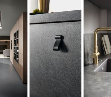 Gestatungselemente moderner Küchen: Bilder zu Materialien, Formen und Funktionalitäten