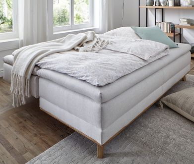 Couches mit Schlaffunktion bei Homepoet finden Braun-graues Sofa mit komfortabler Schlaffunktion