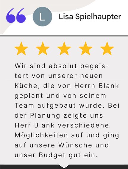 google Review Küchenplanung