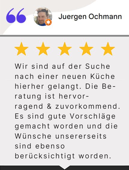 google Review Küchenplanung