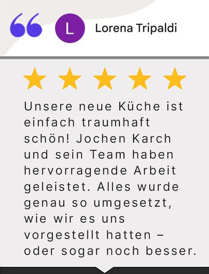 google Review Küchenplanung