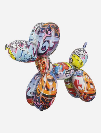 Deko Ballonhund bunt