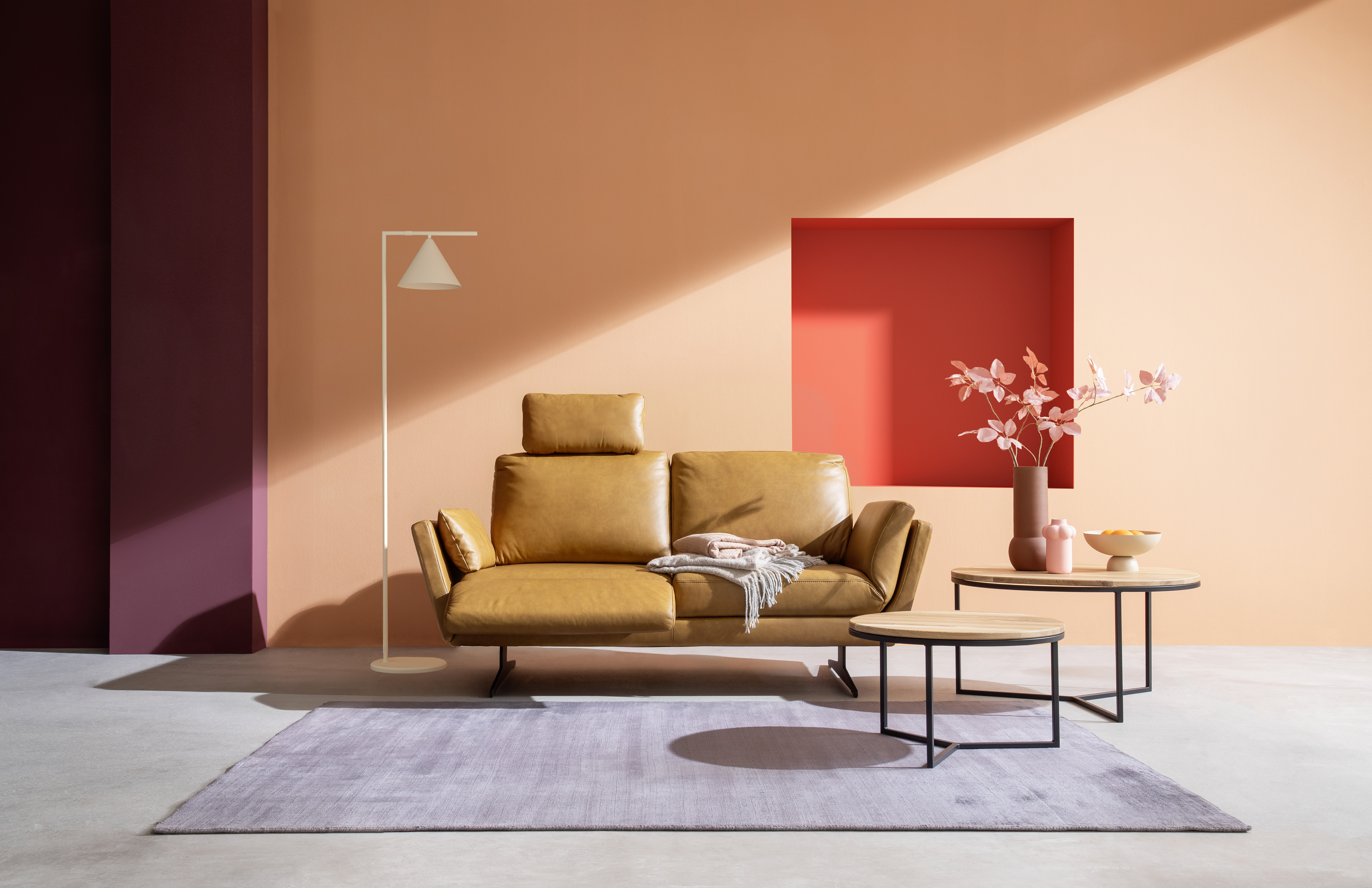 Zimmer mit der Farbe Cognac einrichten | Homepoet