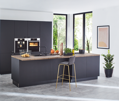 Für mehr Drama zuhause: eine Küche in schwarz!