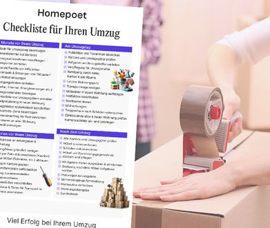 Checkliste für den Umzug