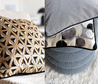 Kissen mit verschiedenen Mustern Kissen mit verschiedenen Mustern