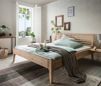 Holzbett 1660 von Natura Home