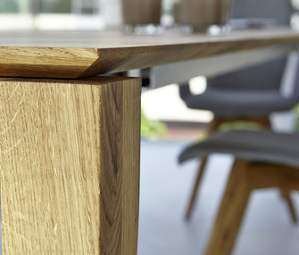 Massivholz-Tischkante