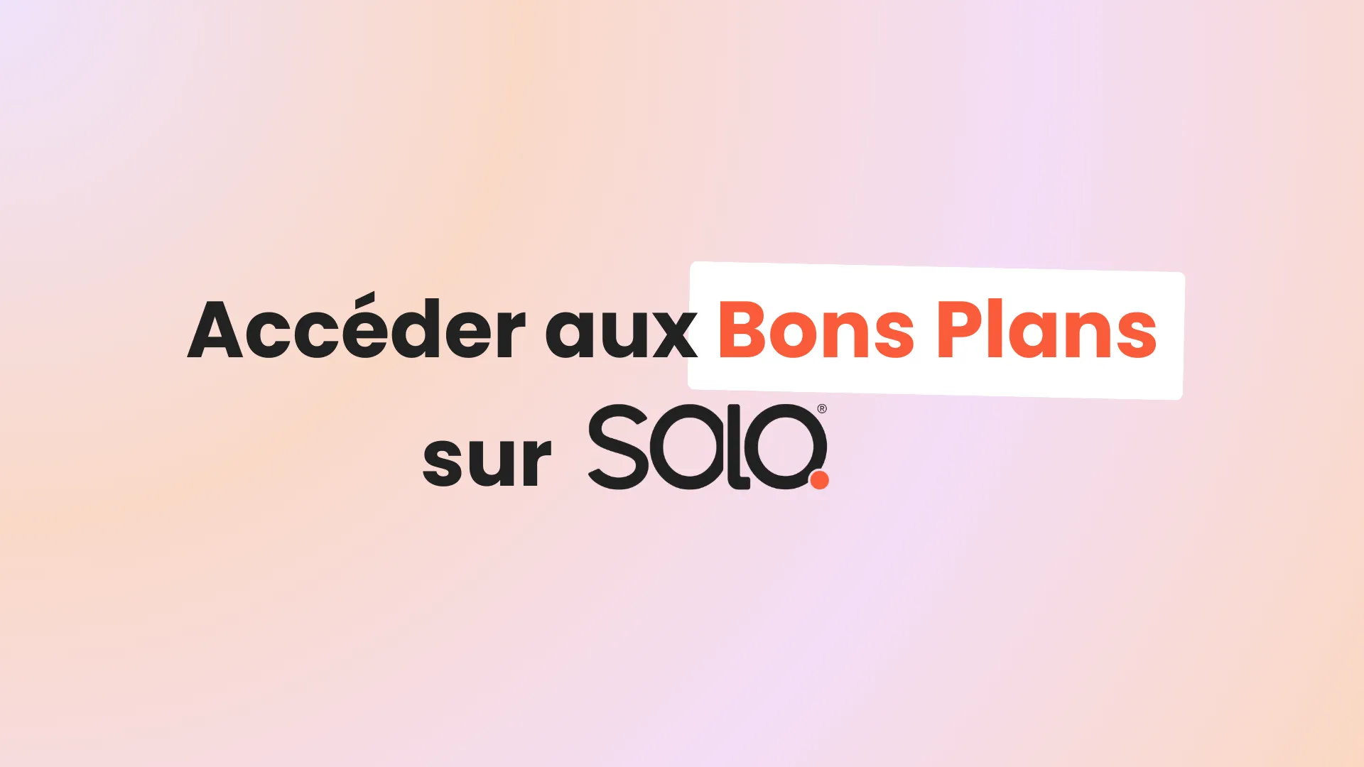 bons plans