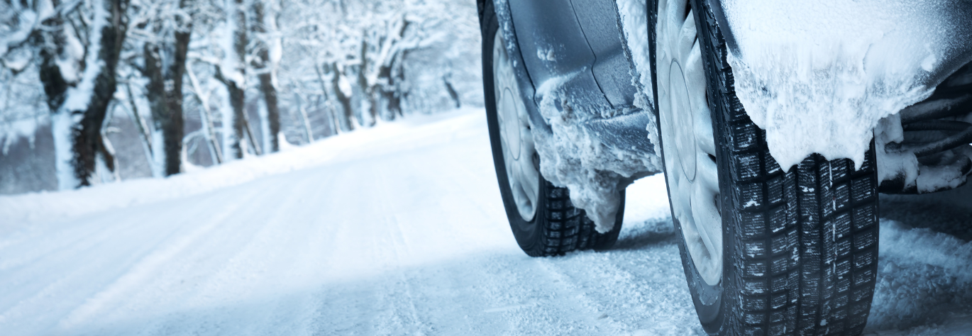 Winter car driving