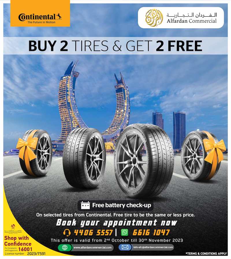 The Home of Tires, Batteries, Services and Lubricants in Qatar