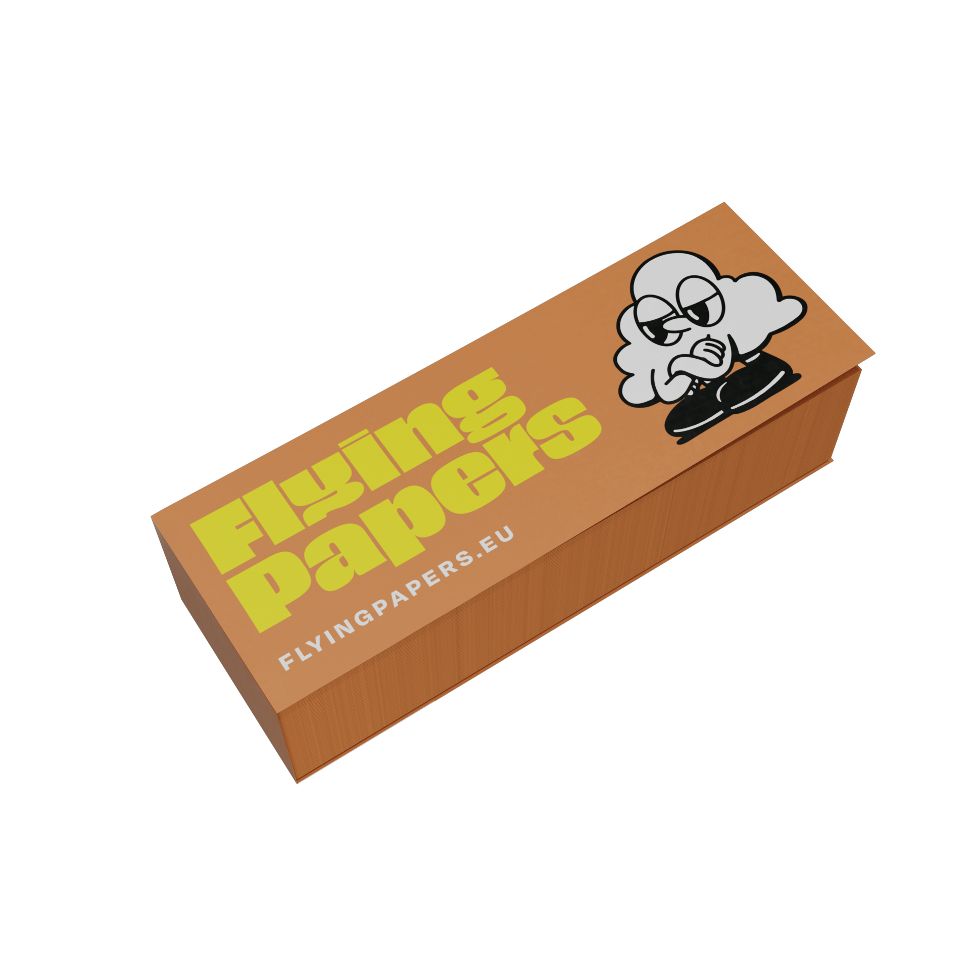 Flying Papers Filter Tips Tips Brown