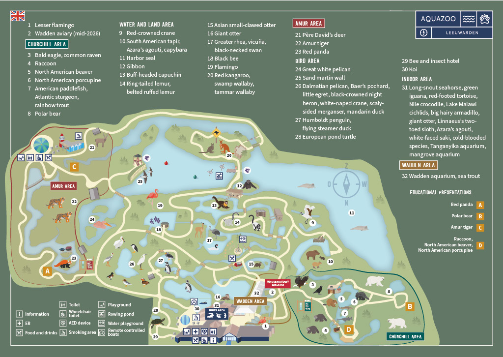 Plattegrond Engels 260521 AquaZoo Leeuwarden Plattegrond Engels 260521 AquaZoo Leeuwarden