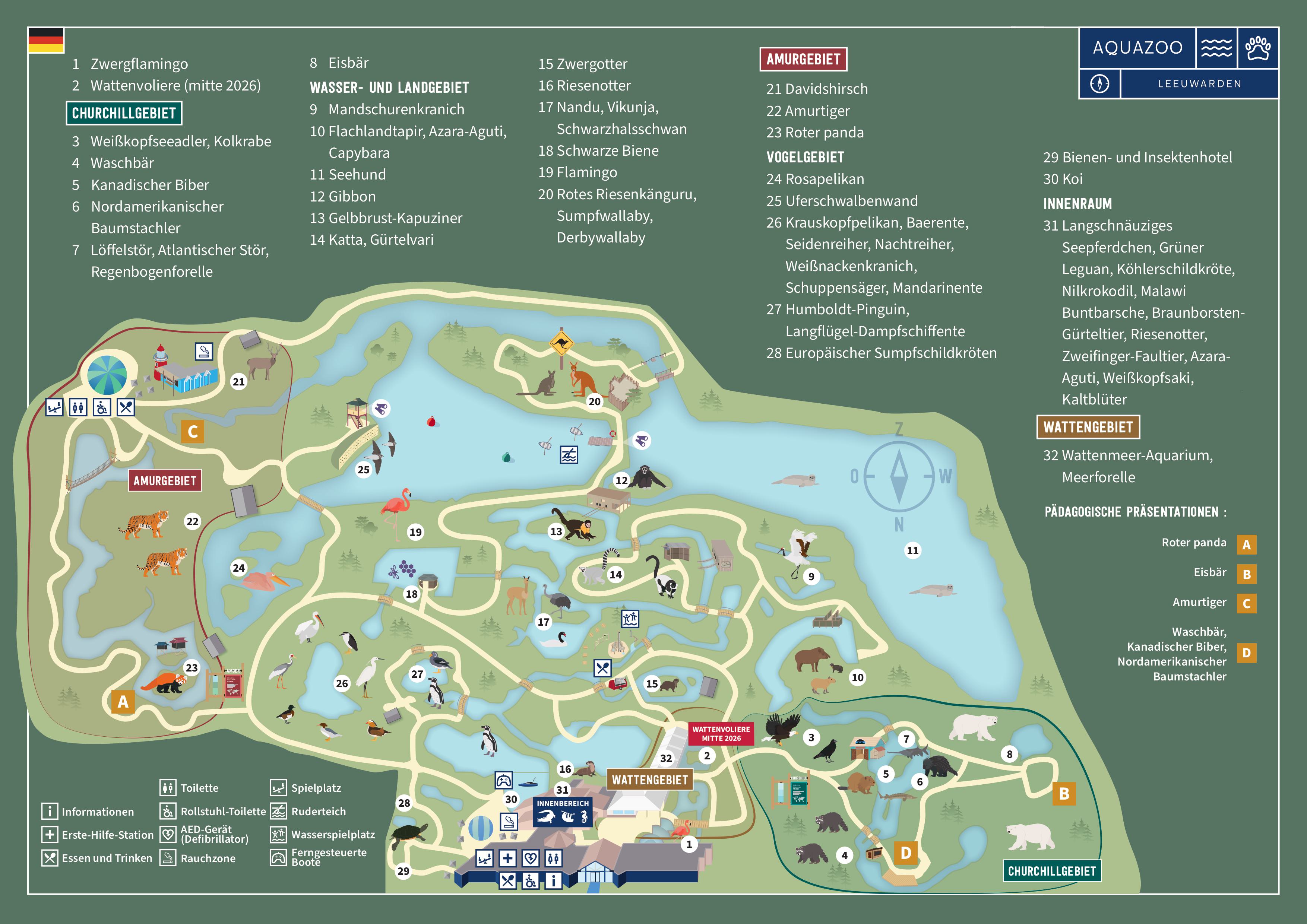 Plattegrond Duits 260212 AquaZoo Leeuwarden Plattegrond Duits 260212 AquaZoo Leeuwarden