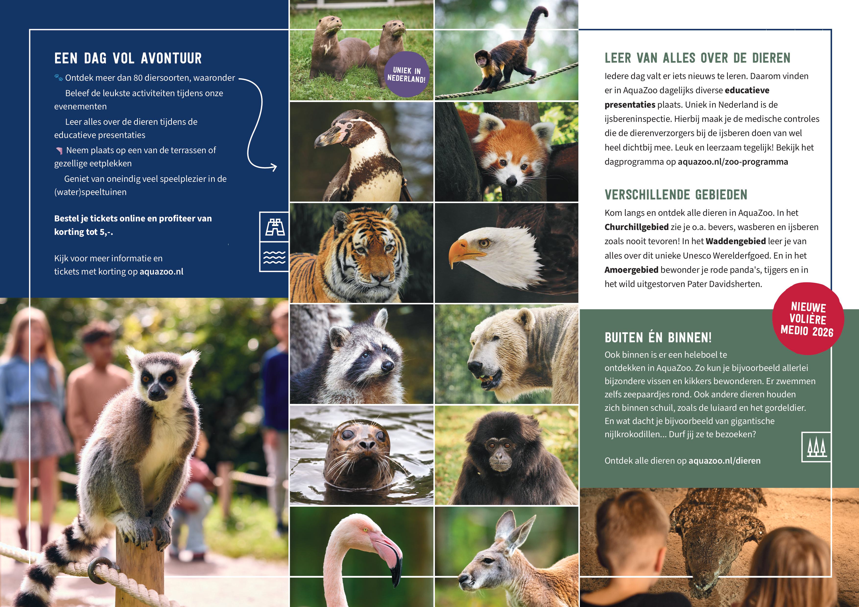 Parkfolder 2026 Nederlands Pagina 2 AquaZoo Leeuwarden Parkfolder 2026 Nederlands Pagina 2 AquaZoo Leeuwarden