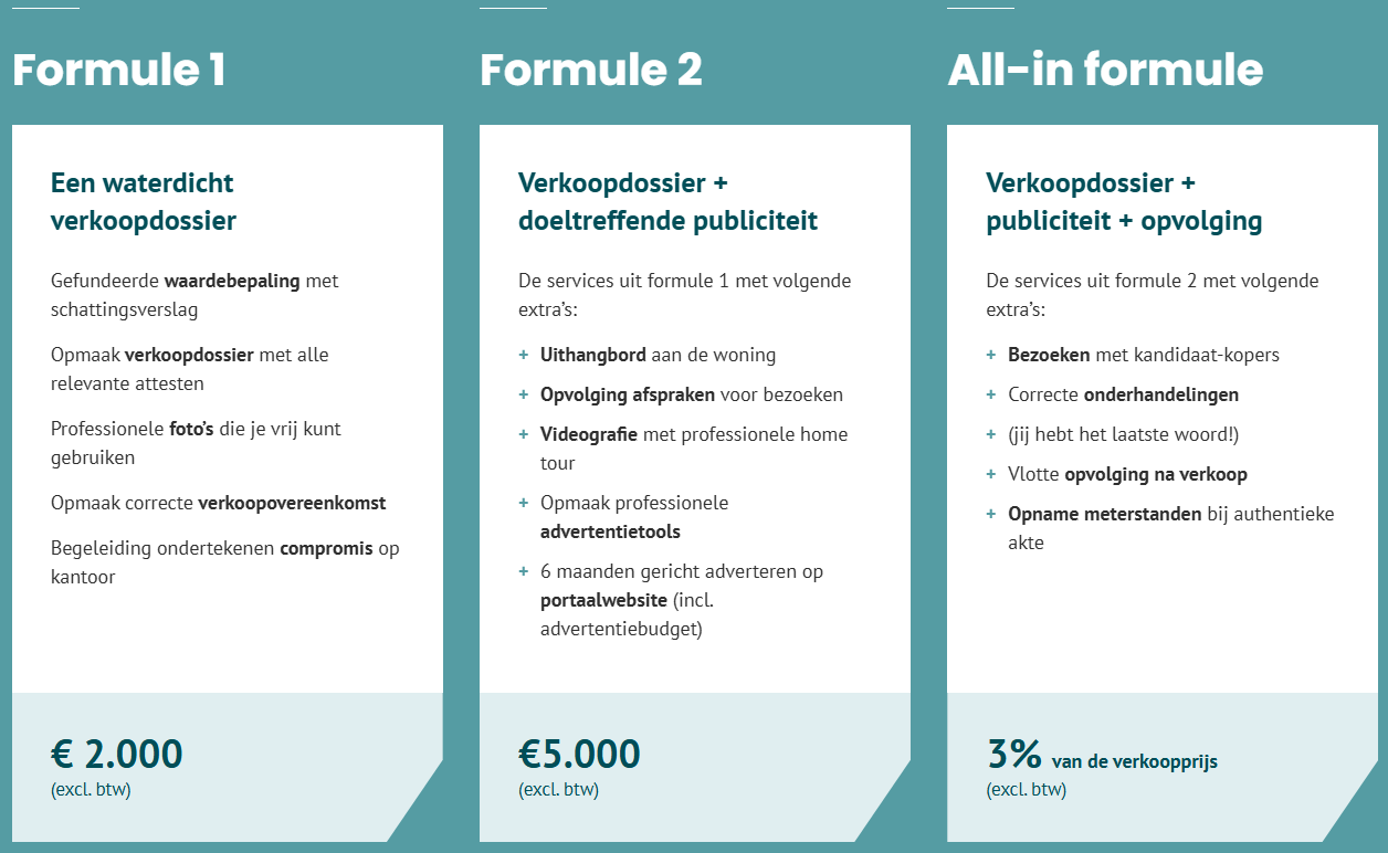 formules rutsaert vastgoed