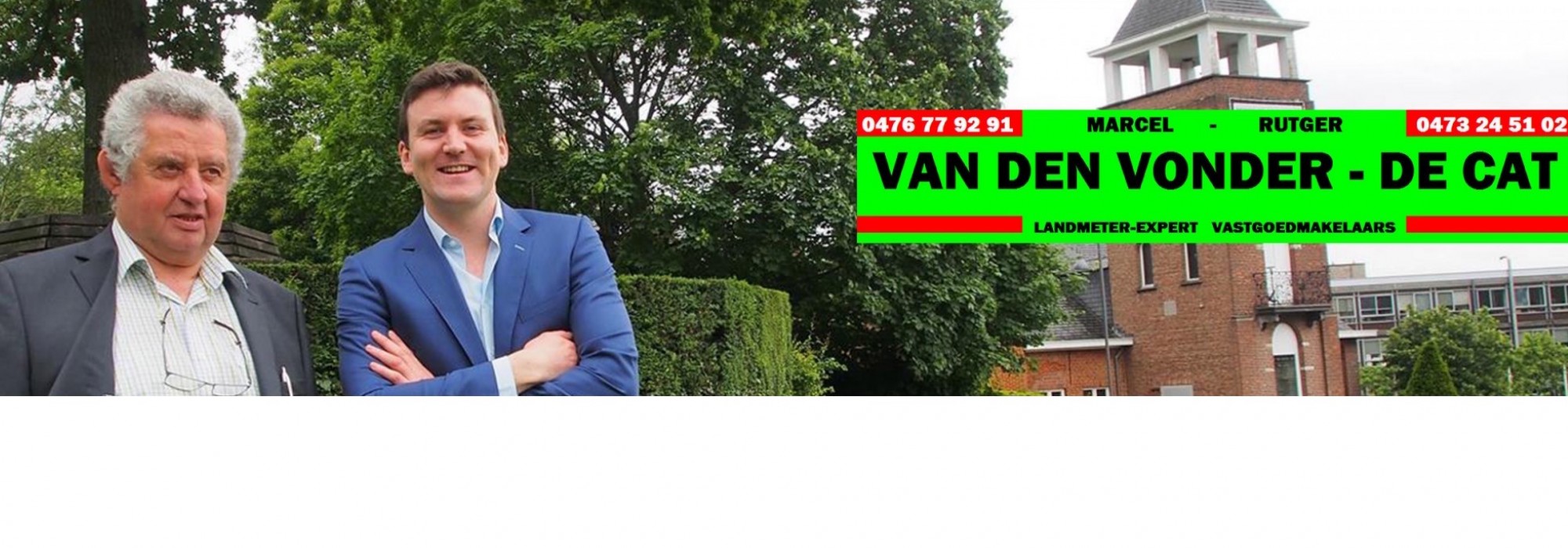 banner Van den Vonder - De Cat