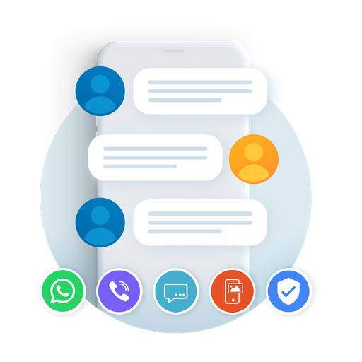 graphic simplifies messages between brand and customer on channels such as sms, whatsapp, viber, rcs