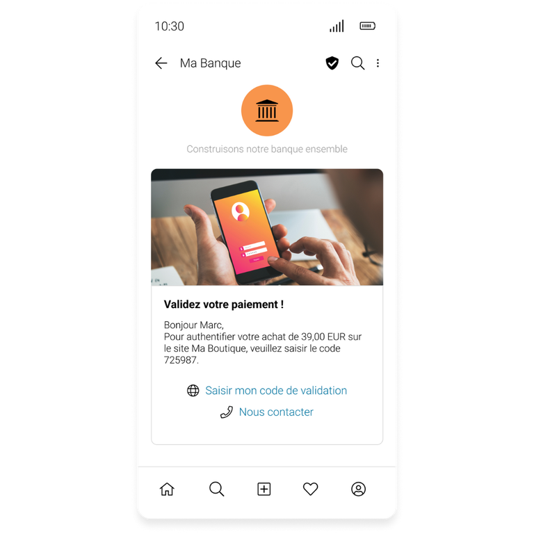 SMS OTP solution sécurisée et intégrée pour vous et vos clients