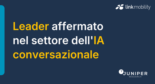 LINK Mobility leader nell'ai conversazionale 2026-2030