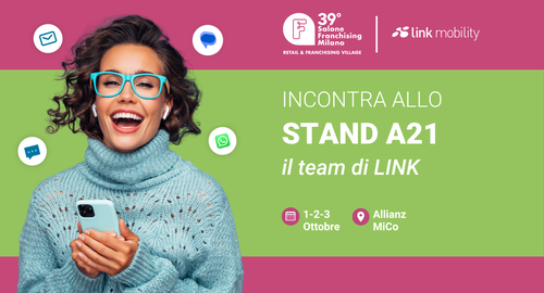 LINK Mobility al Salone Franchising 2026