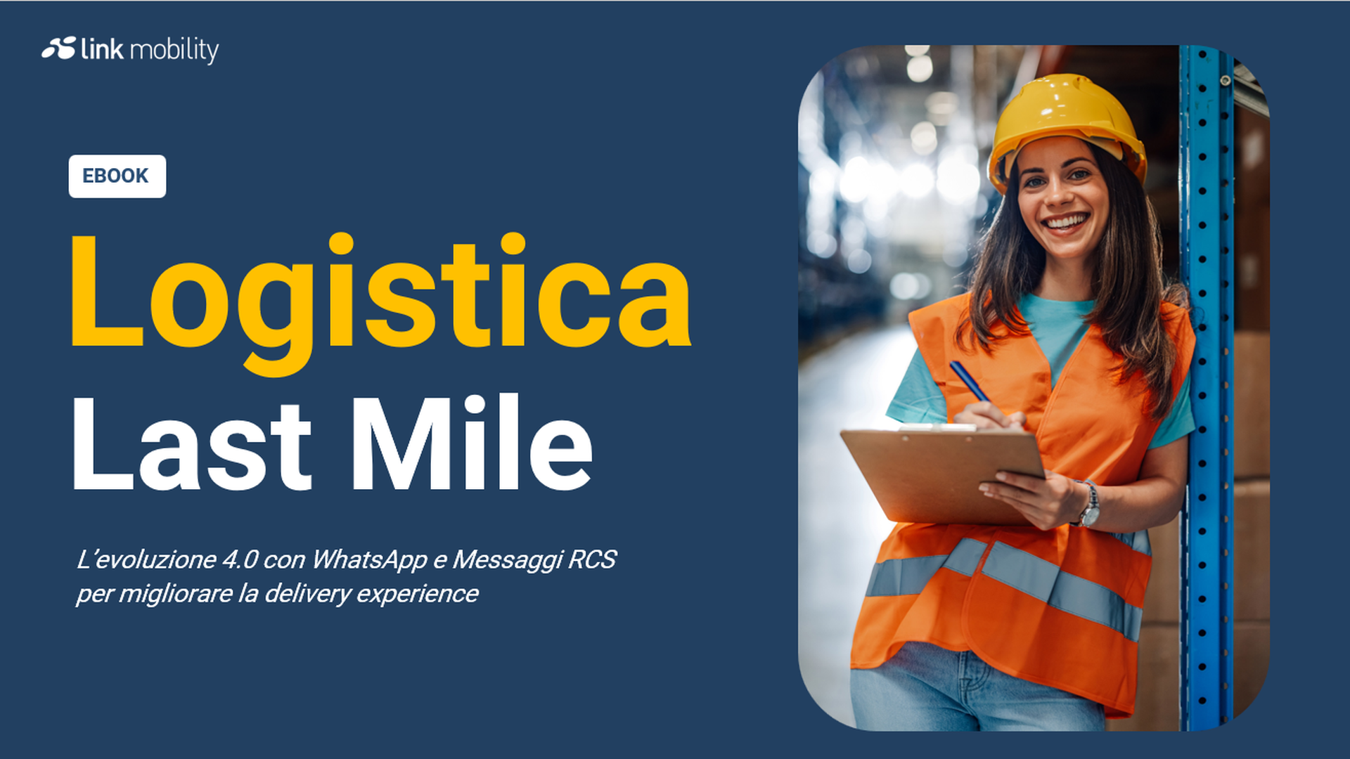 Logistica 4.0 con WhatsApp e RCS - ebook LINK Mobility