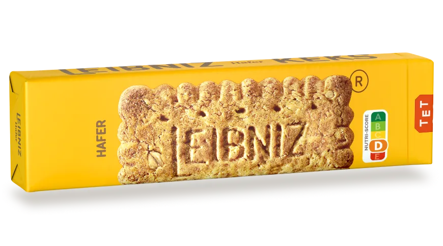 Verpackung der LEIBNIZ Haferkekse